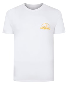 Bigdude California Print T-Shirt White