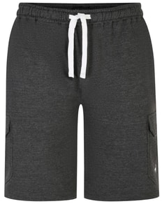 Bigdude Fleece Cargo Shorts Charcoal