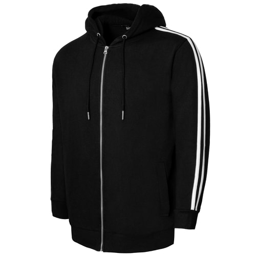 Bigdude Twin Stripe Hoody Black