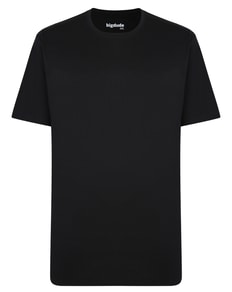 Bigdude Heavy Weight Plain T-Shirt Black