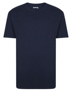 Bigdude Heavy Weight Plain T-Shirt Navy