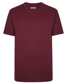 Bigdude Heavy Weight Plain T-Shirt Burgundy