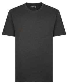 Bigdude Heavy Weight Plain T-Shirt Charcoal