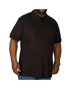 Bigdude Polo Shirt With Pocket Black