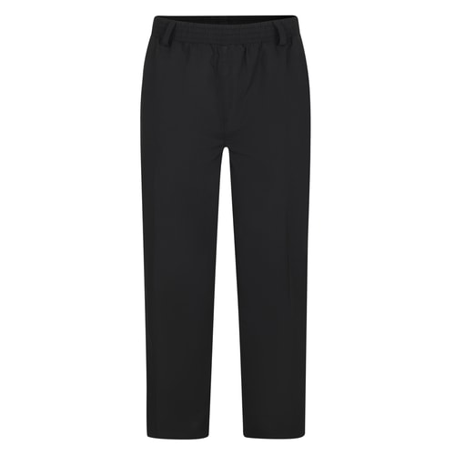 Bigdude Elasticated Waist Formal Trousers Black