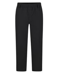 Bigdude Elasticated Waist Formal Trousers Black