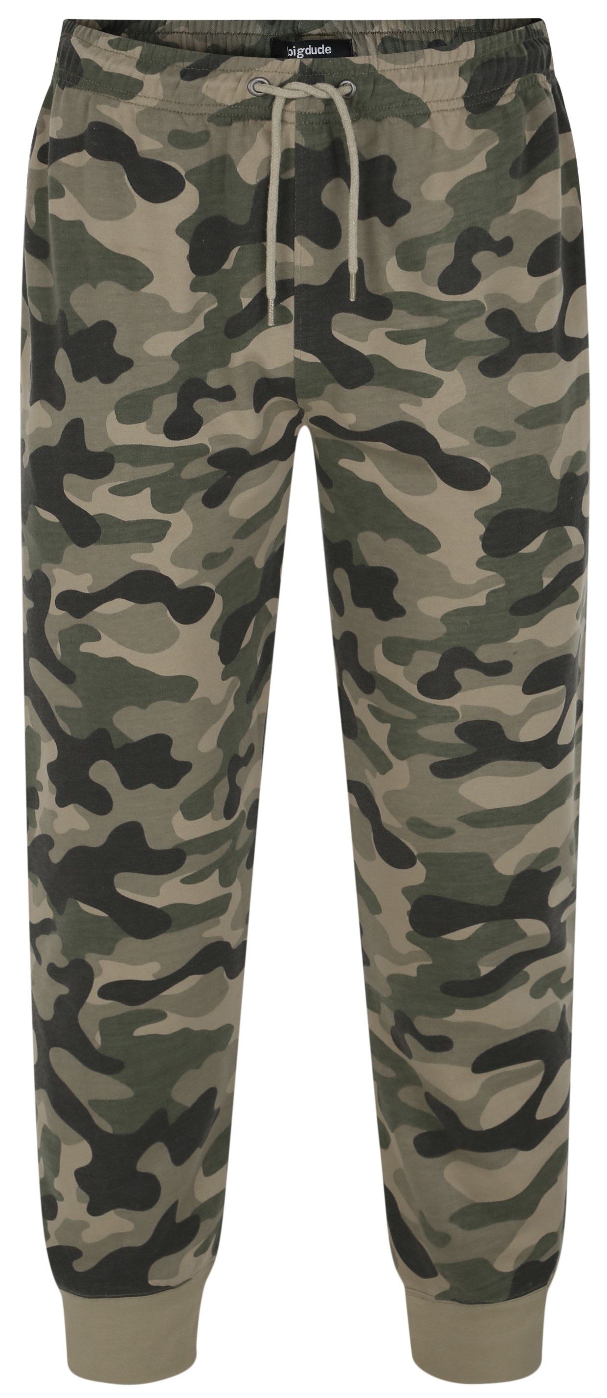 Bigdude Camo Joggers Khaki