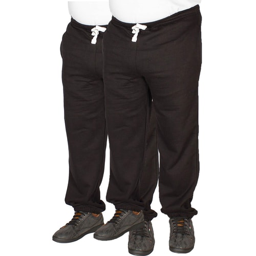 Bigdude Basic Joggers Twin Pack Black