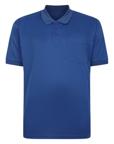 Bigdude Active Polo Shirt Deep Blue