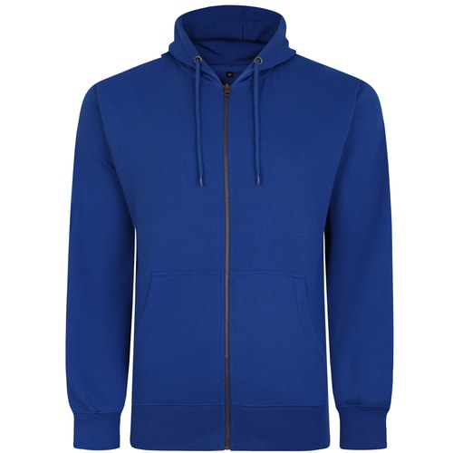 Bigdude Original Full Zip Hoody Royal Blue Tall