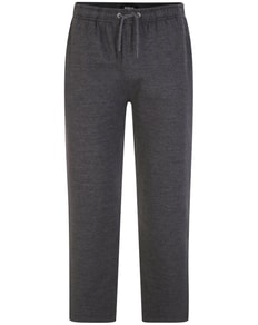 Bigdude Open Hem Joggers Charcoal