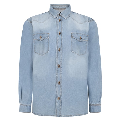 Bigdude Denim Shirt Light Wash