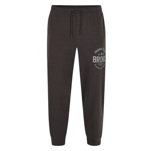 Bigdude Printed Joggers Charcoal