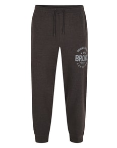 Bigdude Printed Joggers Charcoal