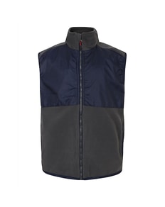 Bigdude Nylon Polar Fleece Gilet Navy/Charcoal