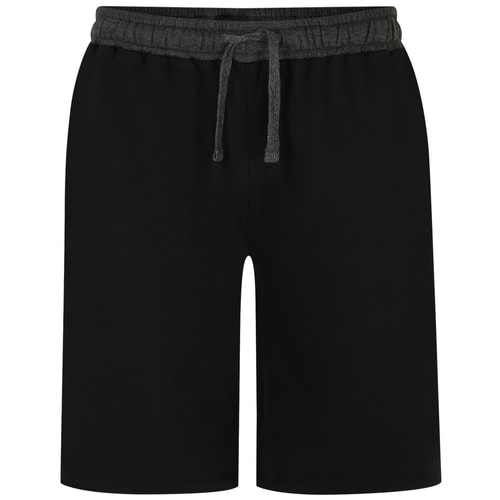 Bigdude Contrast Sweat Shorts Black