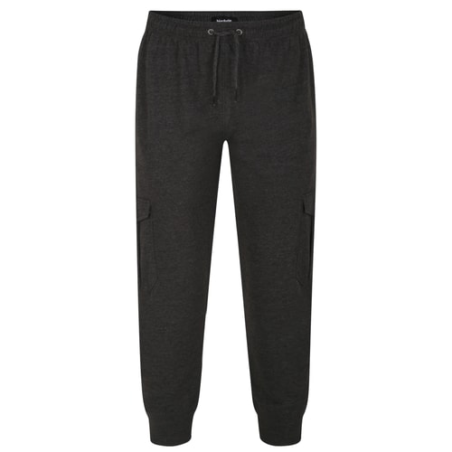 Bigdude Lightweight Cargo Joggers Charcoal