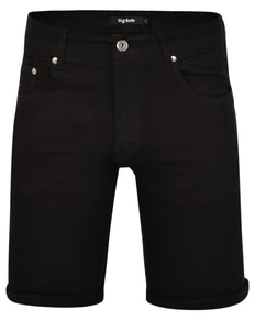 Bigdude Stretch Denim Shorts Black