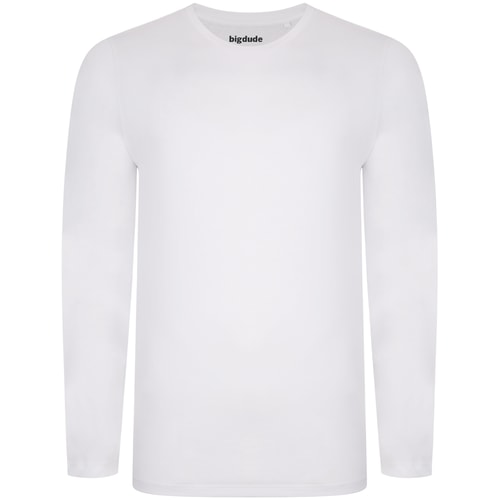 Bigdude Long Sleeve T-Shirt White