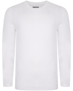 Bigdude Long Sleeve T-Shirt White