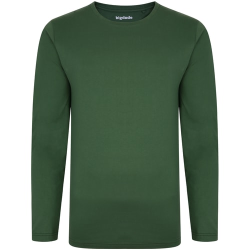 Bigdude Long Sleeve T-Shirt Deep Green Tall