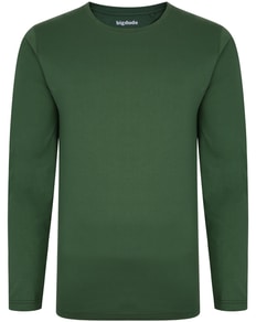 Bigdude Long Sleeve T-Shirt Deep Green Tall