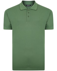 Bigdude Plain Polo Shirt Deep Green