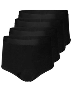 Bigdude 4 Pack Briefs Black