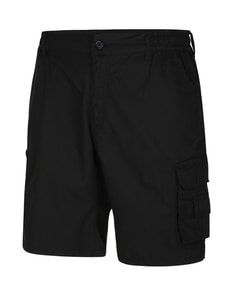 Bigdude Light Weight Elasticated Waist Cargo Shorts Black