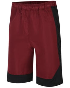 Bigdude Lightweight Active Gym Shorts Burgundy/Black