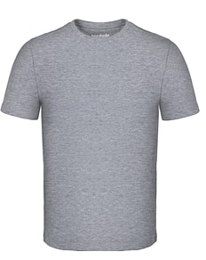 Bigdude Plain Crew Neck T-Shirt Grey Tall