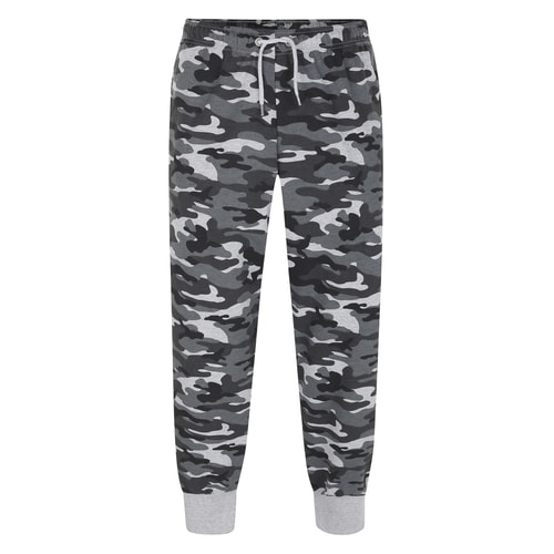 Bigdude Camo Joggers Charcoal