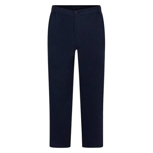 Bigdude Elasticated Waist Every Day Trousers Navy