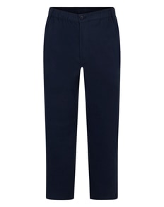 Bigdude Elasticated Waist Every Day Trousers Navy