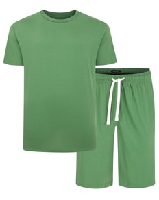 Bigdude Short Sleeve Pyjama Set Deep Green