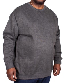 Bigdude Essentials Jumper Charcoal Tall