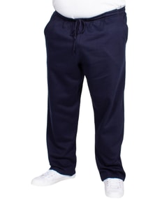 Bigdude Open Hem Joggers Navy