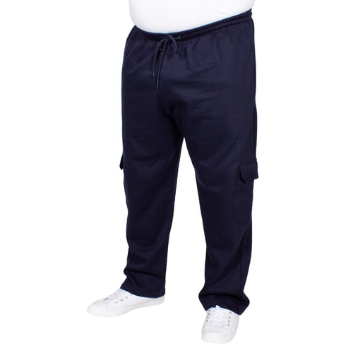 Bigdude Straight Leg Cargo Joggers Navy