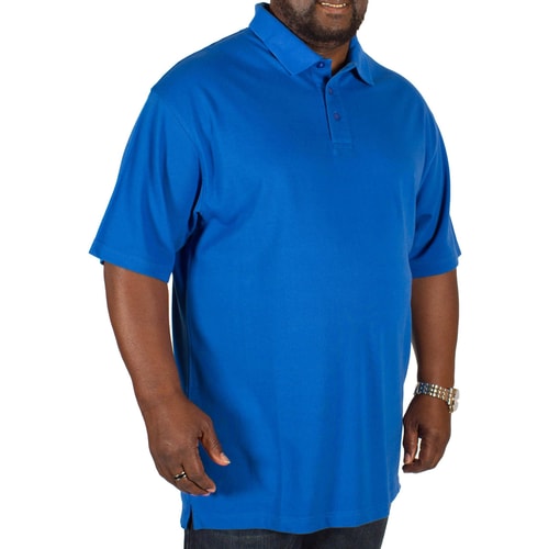 Bigdude Plain Polo Shirt Royal Blue Tall