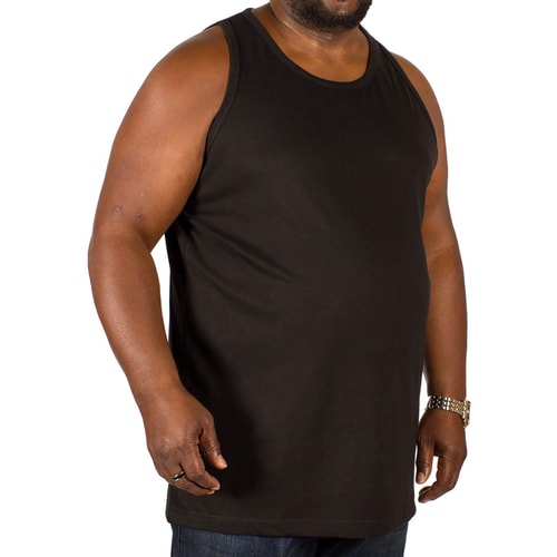 Bigdude Plain Vest Black