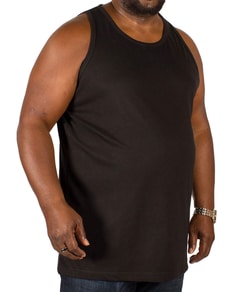 Bigdude Plain Vest Black