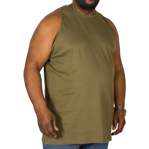 Bigdude Plain Vest Olive