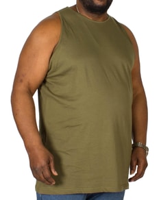 Bigdude Plain Vest Olive