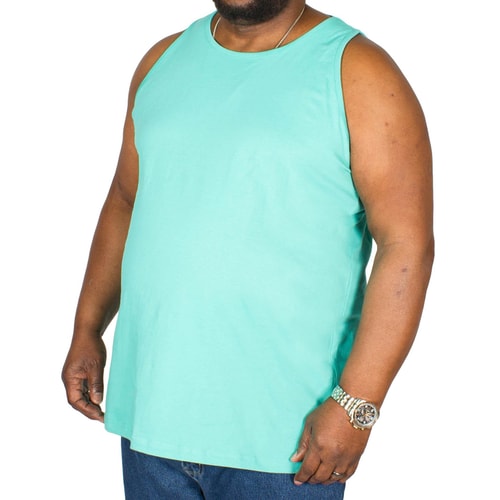 Bigdude Plain Vest Turquoise Tall