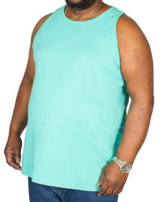 Bigdude Plain Vest Turquoise Tall