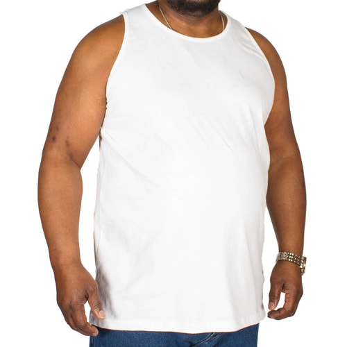 Bigdude Plain Vest White