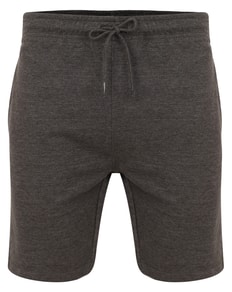 Bigdude Loop Back Jogger Shorts Charcoal